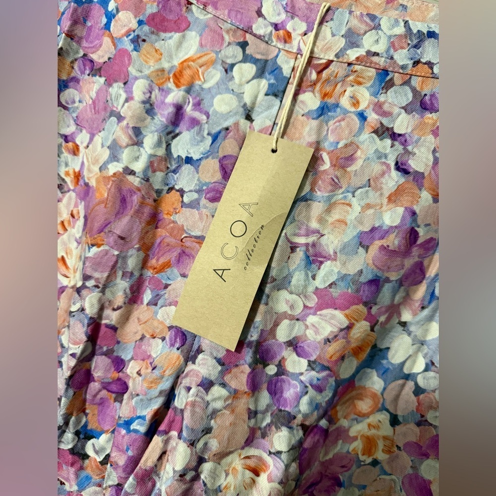 NWT Acoa Floral Pants - Picture 4 of 8